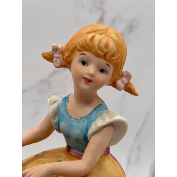 Girl Playing The Piano Music Box By Lefton Hand painted - Picture 2 of 16